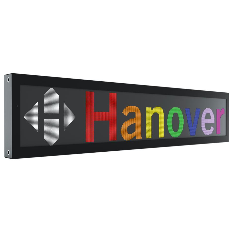 High-Resolution LED Destination Displays