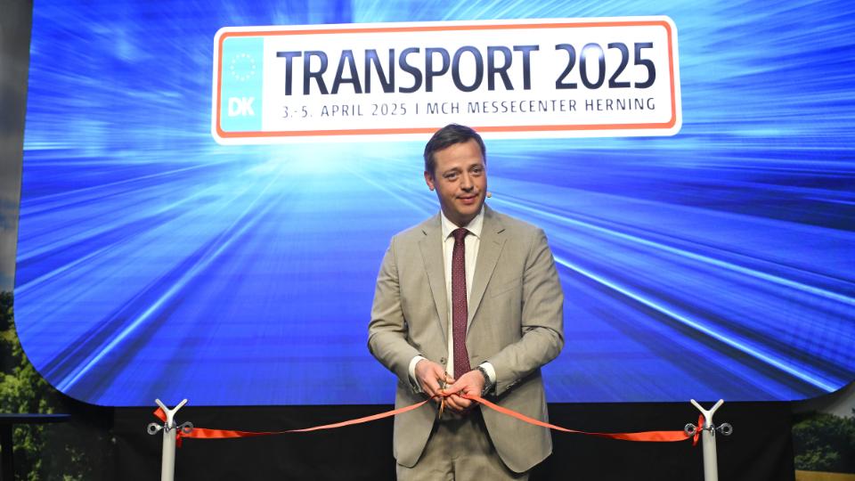 The Minister of Transport opened Transport 2025 and emphasised the special importance of the fair